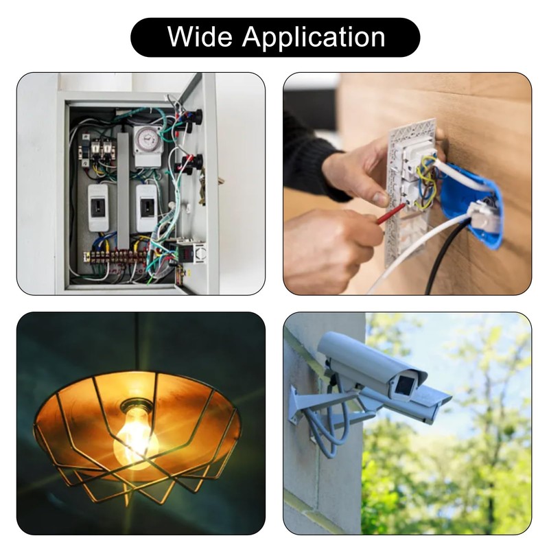 65 Pcs Compact Splicing Wire Connectors Assortment Pack Lever Connector