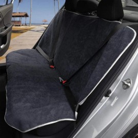 BDK ST-102 UltraFit Waterpoof Rear Bench Car Seat Towel Cover Gray Trim - 1 EA.