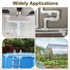 sourcing map 12Pcs PVC Pipe End Cap Fitting, 2" Furniture