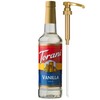 Torani Coffee Syrup, Vanilla Flavored Syrup for Drinks, Pump Included,