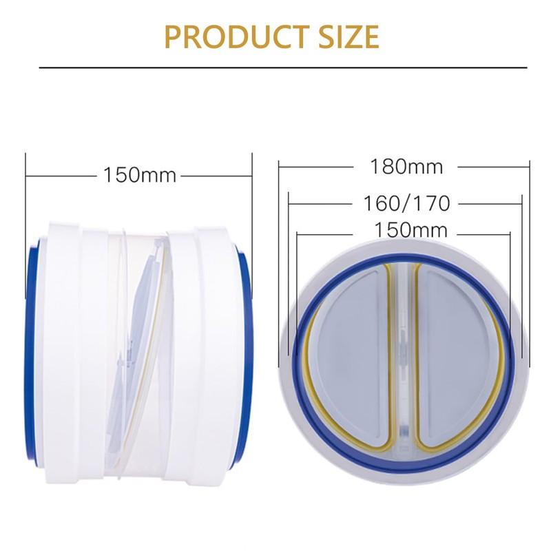 BRDUROBLA 6'' 7'' Draft Blocker Backdraft Damper Duct Draft Stopper