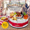 Nostalgia Gameday Heated Slow Cooker and Lazy Susan Serving Set
