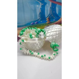 Unbranded 3D Printed Dragon with Egg, Articulated White Mushroom Dragon, Fidget ADHD Toy