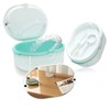 Denture Box, Denture Box with Filter, Dentures for Storage and