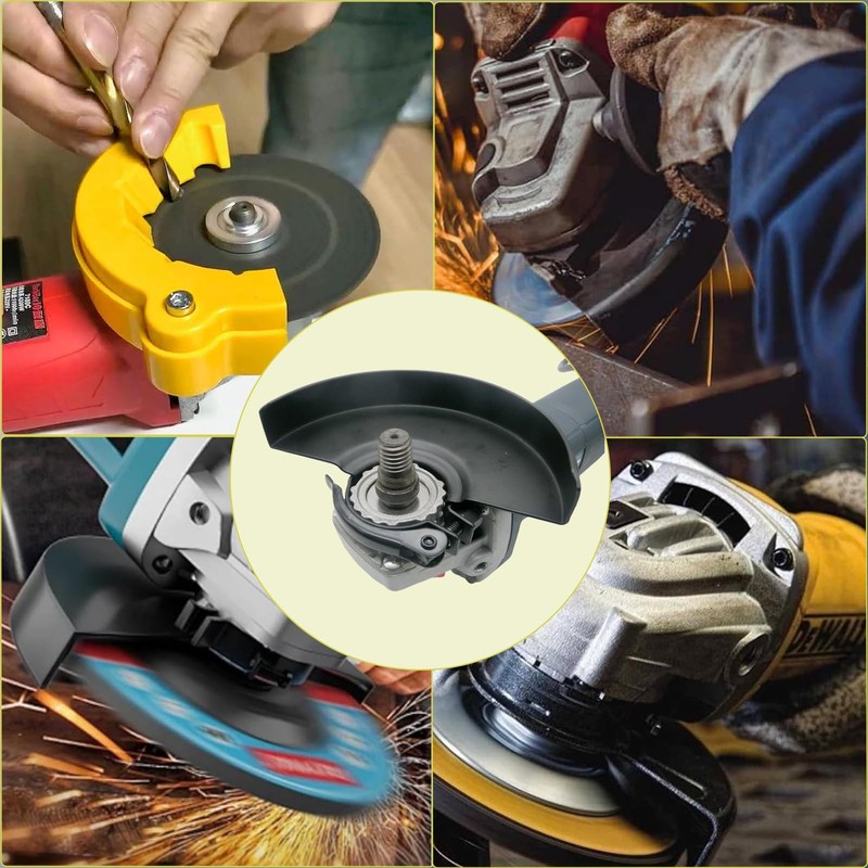 Drill Bit Sharpener with Grinder Guard, Angle Grinder Safety Guard,
