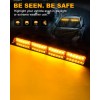 Emergency Dash Strobe Lights 2x16.8 Inch Amber White 48 LED