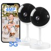 Indoor Camera 2 Pack - Owltron 5GHz/2.4GHz Home Security Camera