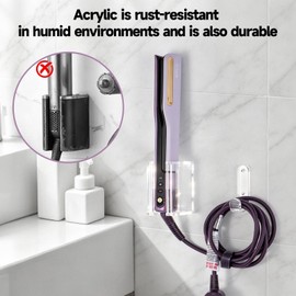 Acrylic Wall Mount Holder Compatible with Shark SilkiPro