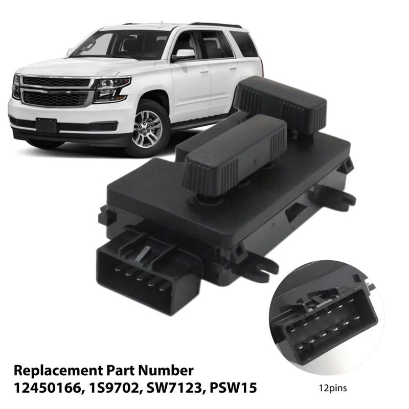 Upgraded Driver Side Power Seat Switch for 2003-2007 Hummer H2