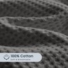 Wake In Cloud - Waffle Cotton Duvet Cover Set, 100%