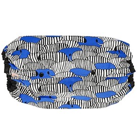 Huggable Drawstring Storage Cover ☆ Giraffe Fighting [Head Support with Attachable] Snap and Easy to Wear
