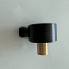 Weirun Brass Modern Bathroom Round Drop Ell Shower Hose Connector