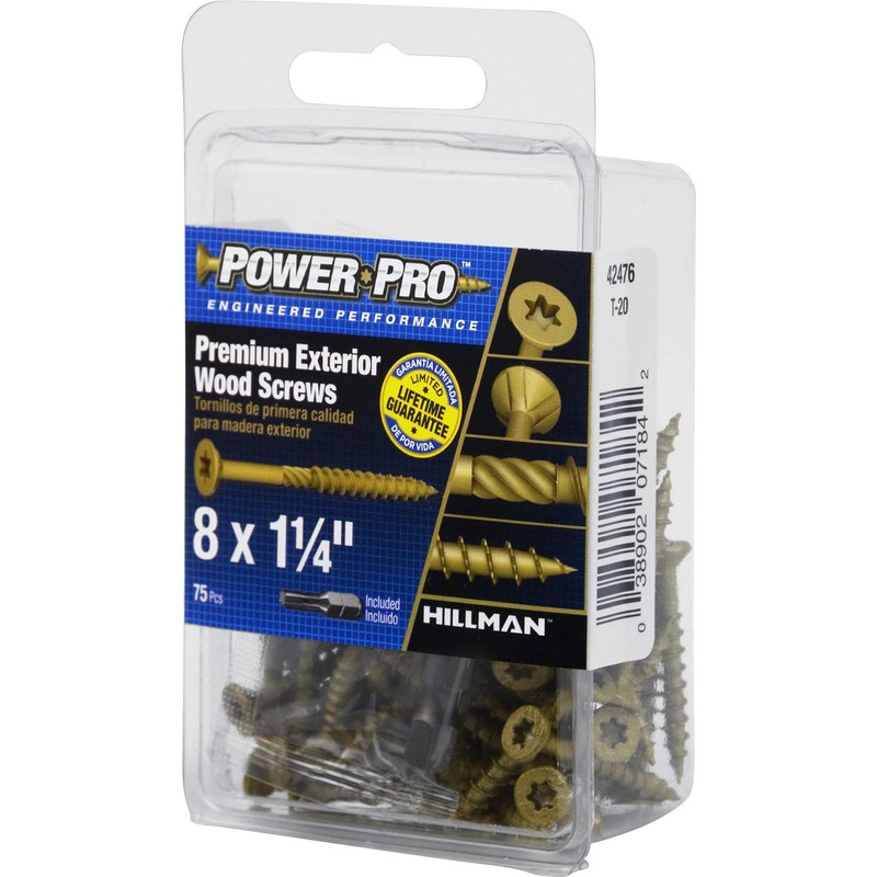 The Hillman Group 42476 Dec Keg Screw (75 Pack), 8