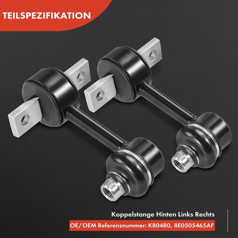 Frankberg 2 x Rear Axle Coupling Rods Compatible with A4