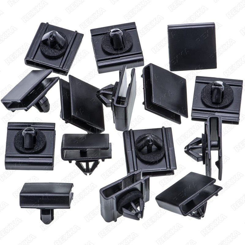 Rexka 15pcs Rocker Moulding Clip with Sealer for Chrysler 6509288AA