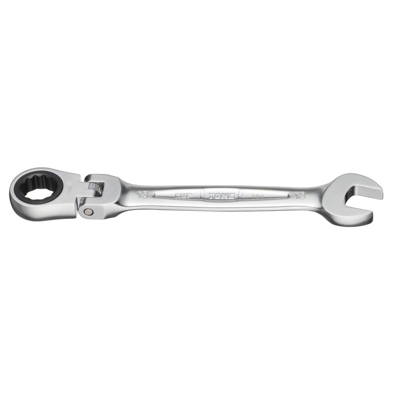 TONE HPRMF-13 Oscillating Ratchet Offset Wrench, Double Side Width 0.51