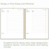 Yaridar A4 Cornell Notes Notebook - College Spiral Cornell Notebooks