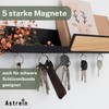 Astrein® Magnetic Key Holder, Wooden Key Holder, Oak, Key Holder