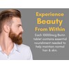 Biotin Hair Growth Supplement High-Strength Biotin 10,000mcg Supplements with Coconut