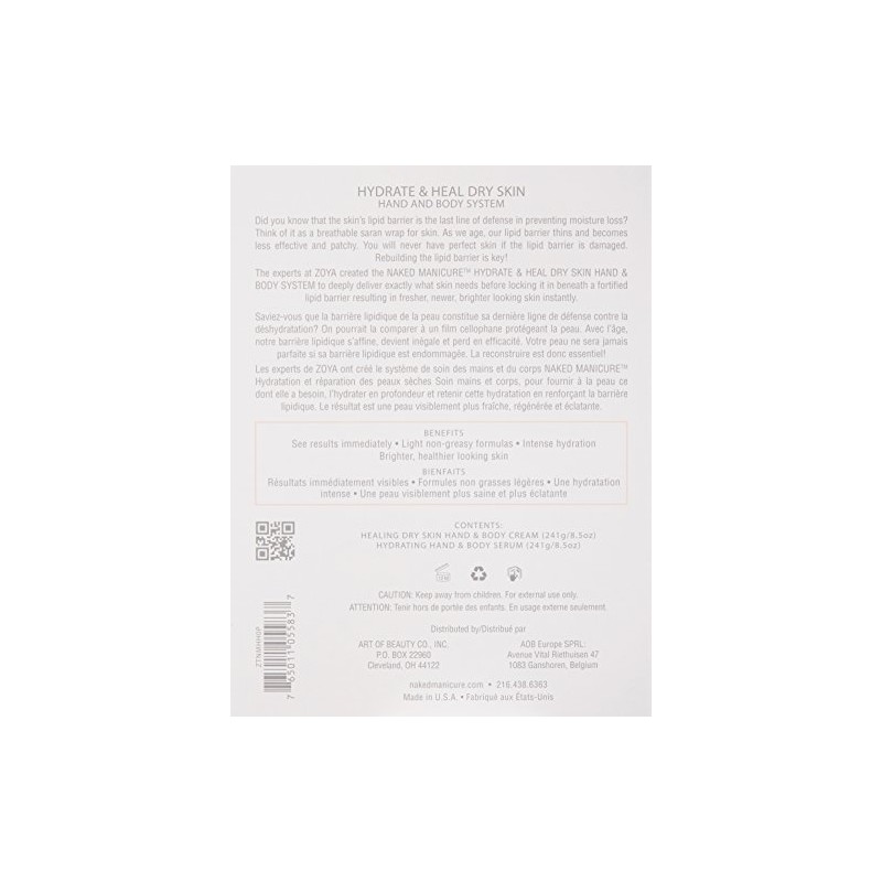 ZOYA Naked Manicure Healing and Hydrating Dry Skin Hand and