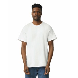 Gildan Adult Ultra Cotton T-Shirt, Style G2000, Multipack, White (10-Pack), 2X-Large