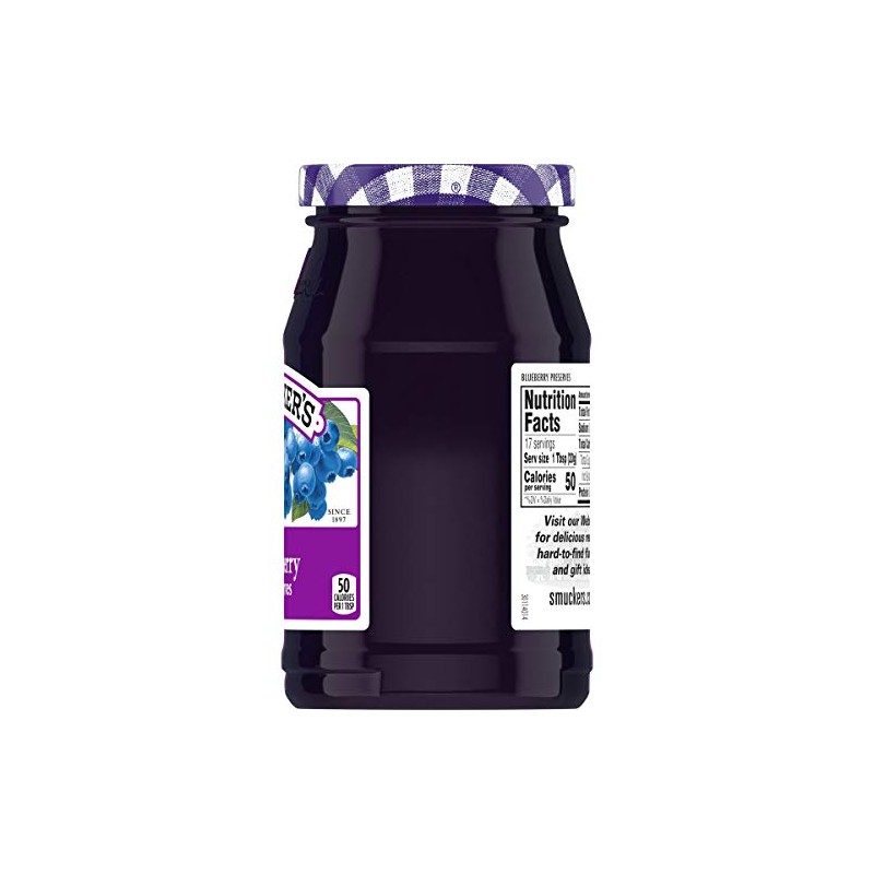 Smucker's Blueberry Preserves, 12 Ounces