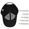 KeepSa Cotton Baseball Cap Polo Style Adjustable Basecap Solid Color
