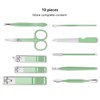 Manicure Set, Travel Nail Clippers Kit Pedicure Care Tools, 10pcs