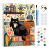 RICUVED DIY Cats Paint by Numbers Kit for Adults–Animal Paint