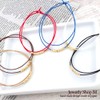 Jewelry Shop M v4309 2-Way Metal Beads, Wax Drawstring, Bracelet/Anklet,