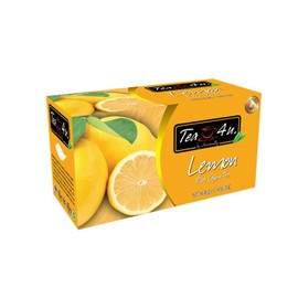 Tea4U Flavored Black Ceylon TeaBags (Lemon) - Ideal Quality from Sri Lanka's Finest Leaves and Expertly Blended - 25 Count