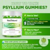 Psyllium Husk Gummies, 1500mg Psyllium Husk Fiber Supplement with Probiotics,