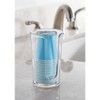 iDesign Paper & Plastic Disposable Cup Dispenser for Bathroom Countertops,