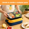 20 Contenedores para Alimentos de 40 oz, 3 Compartimentos y
