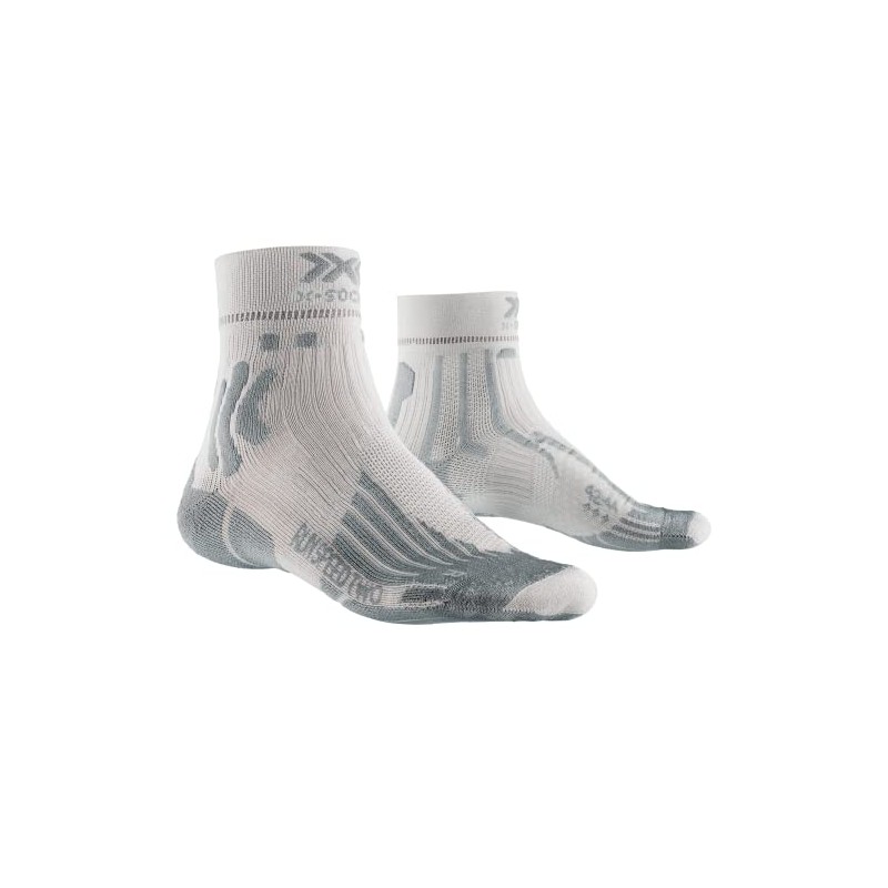 X-Socks Mens Run Speed Two 4.0, Light Charcoal/pearl Grey, 44