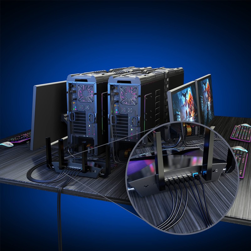 Maximm - Cable de extensión Ethernet (categoría 6, Macho a