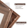 GraduationMall 4x6 Wooden Picture Frames,Real Glass,Wall or Tabletop Display Photo