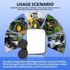 Universal Tractor mirrors,Magnetic Mirrors For Tractors Compatible with Kubota B