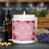 MOASITN I Love You Candle Gifts for Her Him, Romantic