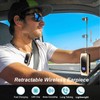 Retractable Wireless Headset Headphone Stereo Earphone V5.0 Noise Cancelling Mic