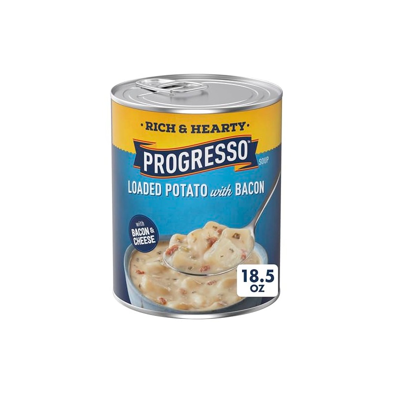 Progresso Loaded Potato with Bacon and Cheese Soup, Rich and