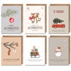 WBdesignz Set of 5 Christmas Cards with Envelopes - Merry