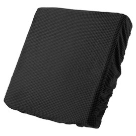 sourcing map Couch Cushion Cover, 20"x20" Polyester Stretch Sofa Cushion Cover Magic Sofa Covers Washable, Non-Slip Covers with Elastic Bottom for Sofa Seat for Home, Black