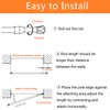 2 Pack Small Tension Rods 7 in to 11 Curtain