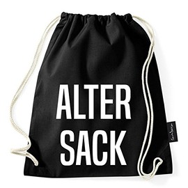 Sambosa, gym, sports bag with hipster quotes, black