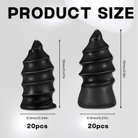 40 Piece Tyre Repair Kit Rubber Nails, Tyre Repair Screws, Tire Repair Rubber Nails for Quick and Easy Puncture Repair（20M+20L）