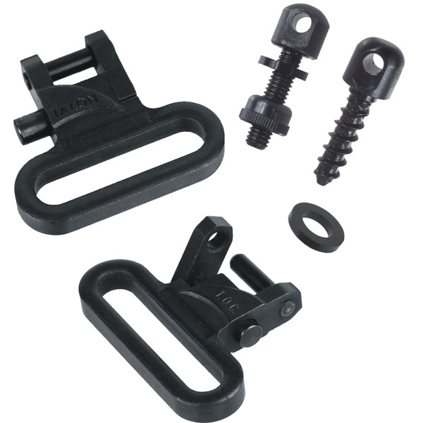 The Outdoor Connection Talon Swivel and Screw Set, Black, 1-Inch