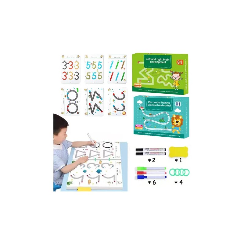 Conjunto De 2 Piezas Para Cuadernos Infantiles Montessori