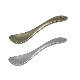 BIUDECO 3pcs Cosmetic Facial Cream Scoop Zinc Alloy Makeup Spoon for Moisturizers Masks Creams Reusable Beauty Tools Gold Silver for Women and Girls