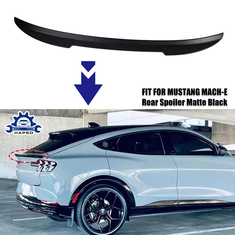 Bewild Fits 2021-2025 Mustang Mach-E 4Door Rear Trunk Spoiler Wing